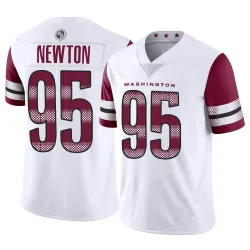 Washington Commanders Youth Limited White Vapor Jersey (95 Jer'Zhan Newton)