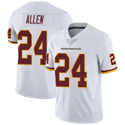 Washington Commanders Youth Limited White Vapor Untouchable Jersey (24 Kazmeir Allen)