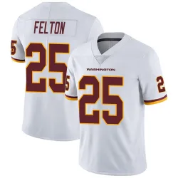 Washington Commanders Youth Limited White Vapor Untouchable Jersey (25 Demetric Felton)