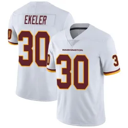 Washington Commanders Youth Limited White Vapor Untouchable Jersey (30 Austin Ekeler)