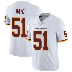 Washington Commanders Youth Limited White Vapor Untouchable Jersey (51 David Mayo)