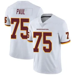 Washington Commanders Youth Limited White Vapor Untouchable Jersey (75 Chris Paul)