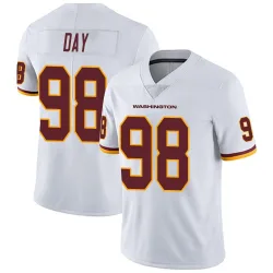 Washington Commanders Youth Limited White Vapor Untouchable Jersey (98 Sheldon Day)